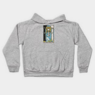 The High Priestess tarot card Kids Hoodie